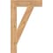 Ekena Millwork Traditional Block Smooth Bracket, Western Red Cedar, 3 1/2"W x 18"D x 30"H BKT04X18X30TRA05SWR - alternate 2